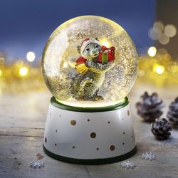 LED sněhová koule Dráček Niko