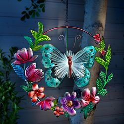 Solární závěsná dekorace motýl