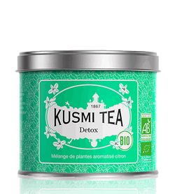 Sypaný bio organický bylinný čaj Kusmi Tea Detox, 100 g