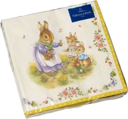 Villeroy & Boch Easter Accessoires ubrousky Easter Family, 33 x 33 cm