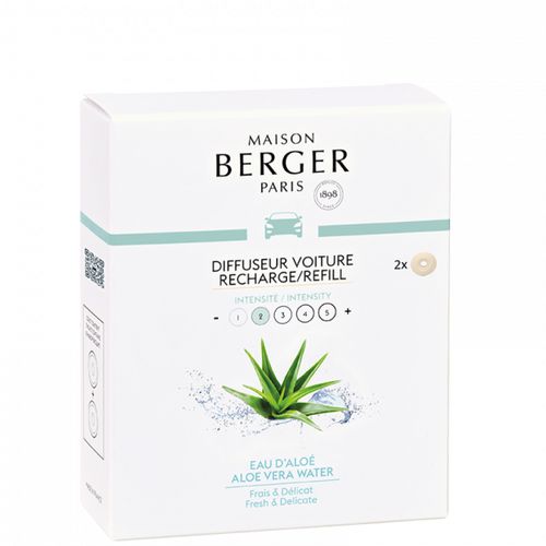 Maison Berger Paris keramická náplň vůně do auta Voda z aloe, 2 ks
