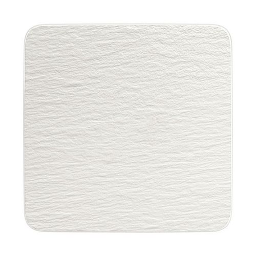 Villeroy & Boch Manufacture Rock Blanc klubový talíř, 32,5 x 32,5 cm