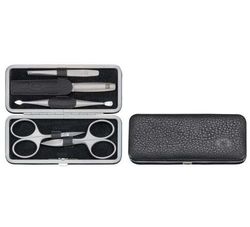 Zwilling Beauty Twinox manikúra Yak, černá kůže, 5 ks