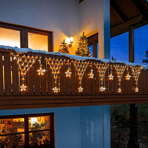 Led světelný řetěz hvězdy, 4 m