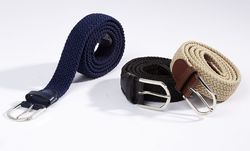 Flexibilní pletený pásek, černý