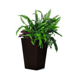 Ketter Obal na květináč Rattan Planter hnědá, 23,6 l, 44 x 29 cm