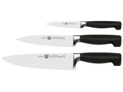 Zwilling Four Star set nožů - 3 ks (kuchařský, plátkovací, špikovací) 35048-000