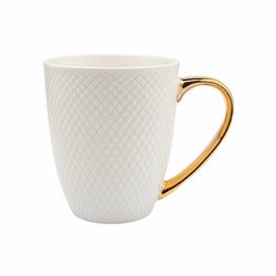 Florina Pocelánový hrnek v dárkovém balení Romby, 400 ml