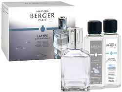 Maison Berger Paris dárková sada: katalytická lampa Essential Cube + Mořský vzduch, 250 ml + So Neutral 250 ml