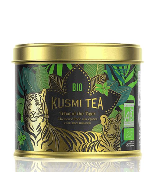 Sypaný bio organický čaj Kusmi Tea Tchai of Tiger, 100 g