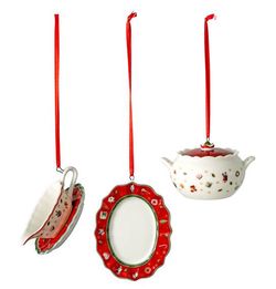 Villeroy & Boch Toy´s Delight Decoration vánoční závěsná dekorace, servis IV, 3 ks