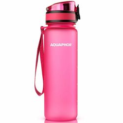 Aquaphor Filtrační láhev City 0,5 l, růžová,