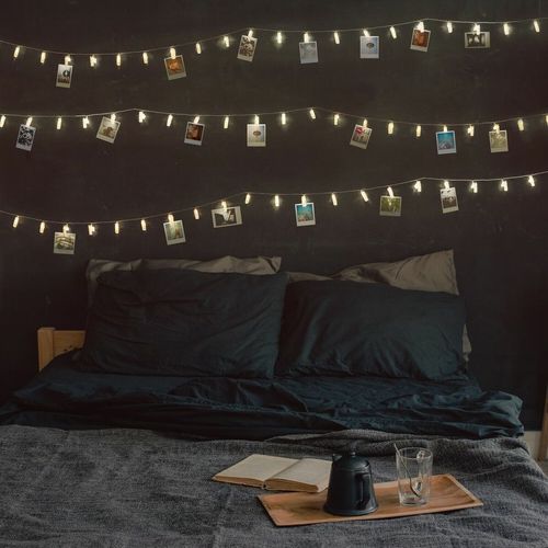 DecoKing Světelný řetěz na fotografie teplá bílá, 20 LED