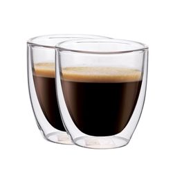 MAXXO SKLENICE ESPRESSO 80 ML Dvojité TERMO borosilikátové sklo