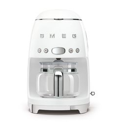Smeg Překapávač na kávu 50´s Retro Style, bílý DCF02WHEU