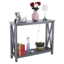 Konzolový stolek Sonet, šedá, 100 x 30 x 80 cm