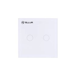 Tellur WiFi Smart Spínač, 2 porty, 1800 W, 10 A., bílý