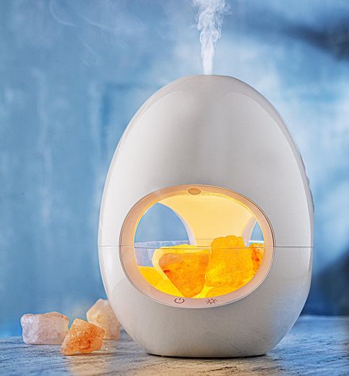 Aroma difuzér se solnou krystalovou lampou