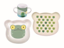 Sambonet Froggy sada dětského porcelánu, 3 ks
