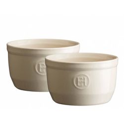 Emile Henry ramequin set 2 ks - 10 cm, slonová kost
