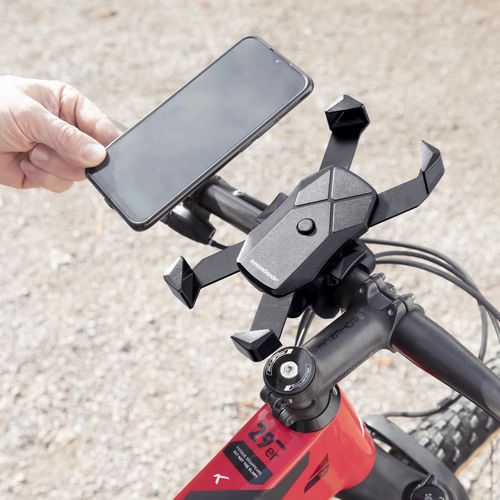 Automatický držák na mobil na kolo