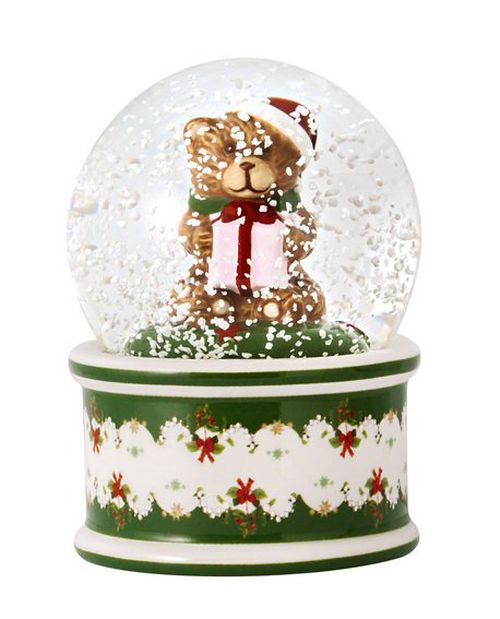 Villeroy & Boch Christmas Toys sněžítko s medvídkem, 9 cm 14-8327-6695