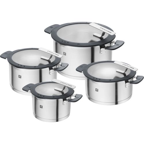 Zwilling Simplify sada nádobí se slévacími poklicemi, 4 ks