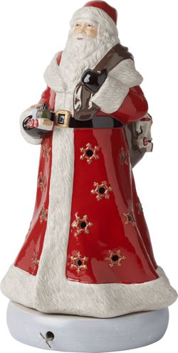 Villeroy & Boch Christmas Toys Memory hrací skříňka a svícen Santa, 45 cm