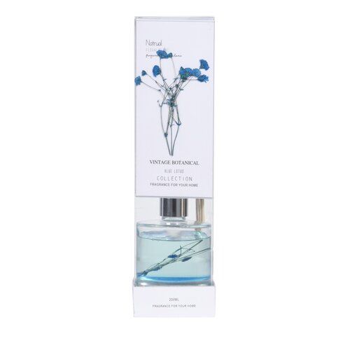 Vonný difuzér s tyčinkami Vintage botanical Blue lotus, 200 ml