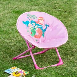 Dětská skládací židle, růžová