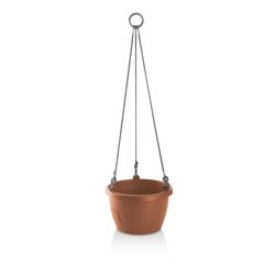 Gardenico Samozavlažovací závěsný květináč Marina terakota, pr. 30 cm