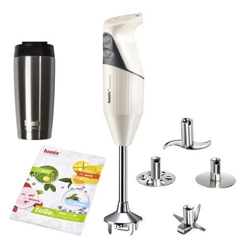 Bamix ToGo 200 W tyčový mixér, krémová
