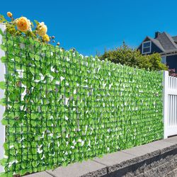 Umělý živý plot, světle zelený, 300 x 100 cm