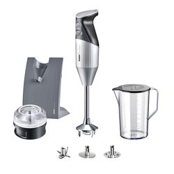 Bamix Ponorný tyčový mixér Swissline 200 W, stříbrný 1000.005