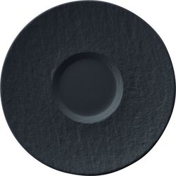 Villeroy & Boch Manufacture Rock podšálek k šálku na bílou kávu, Ø 17 cm