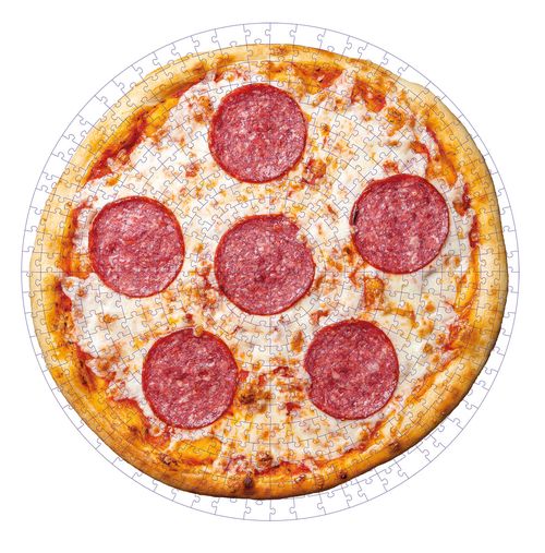 Puzzle pizza, 500 dílků