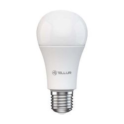 Tellur WiFi Smart žárovka E27, 9 W, bílé provedení, teplá bílá, stmívač