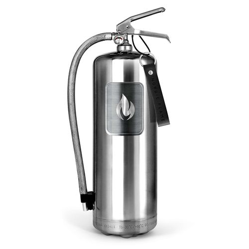 Nordic Flame Hasicí přístroj, práškový, 6 kg, nerezová ocel N151