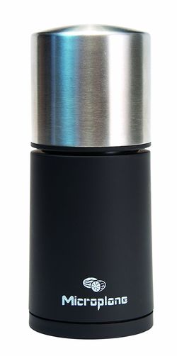 Microplane mlýnek na tvrdé koření, černý/nerezový