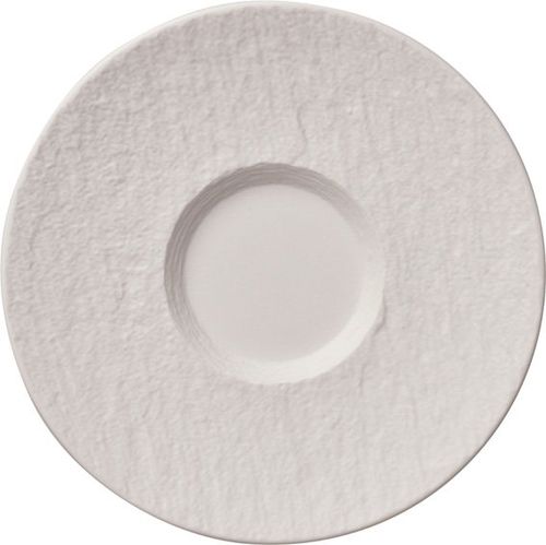 Villeroy & Boch Manufacture Rock Blanc podšálek k šálku na bílou kávu, Ø 17 cm