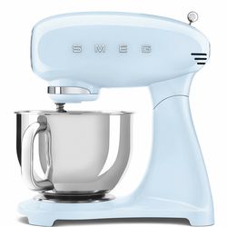 Smeg SMEG 50's Retro Style kuchyňský robot s nerezovou miskou 4,8 l pastelově modrý SMF03PBEU