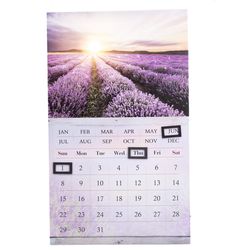 Nástěnný kalendář Levandulové pole, 30 x 50 cm