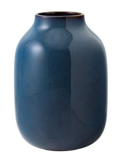 Villeroy & Boch Lave Home bleu uni kameninová váza Nek, 22 cm