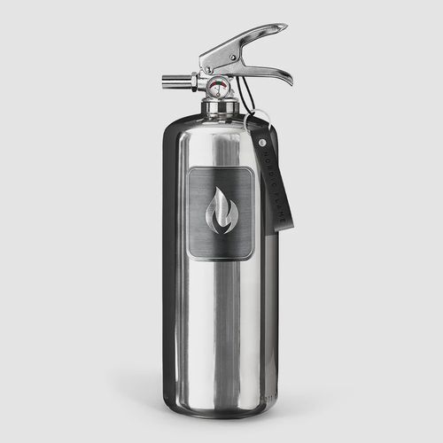 Nordic Flame Hasicí přístroj, práškový, 2 kg, nerezová ocel N140