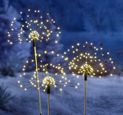 LED Zahradní zápich Magické květy