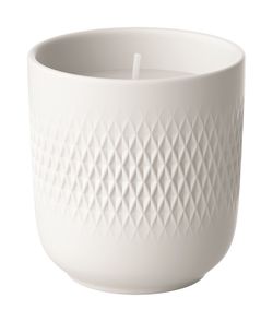 Villeroy & Boch Vonná svíčka Carre, Manufacture Collier blanc, s vůní Mystery, 180 ml 10-1681-7891