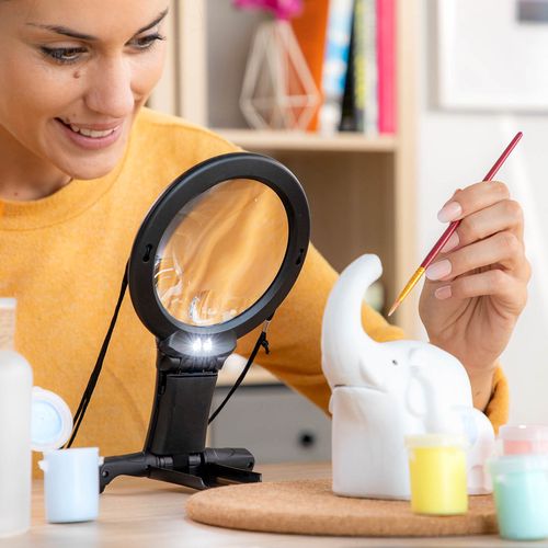 Lupa s led světlem zooled