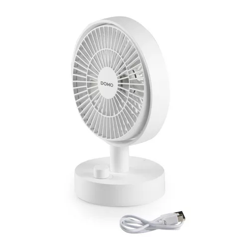 DOMO DO8151 stolní USB aku ventilátor s oscilací