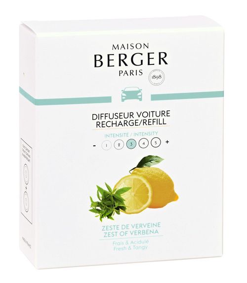 Maison Berger Paris keramická náplň vůně do auta Verbena, 2 ks