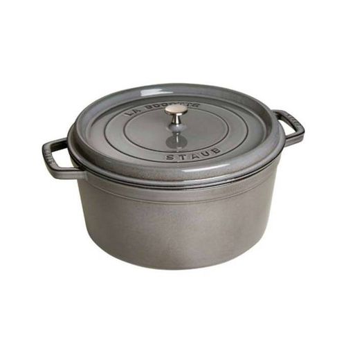 Litinový hrnec s poklicí Staub Cocotte, grafitově šedá, 26 cm / 5,2 l